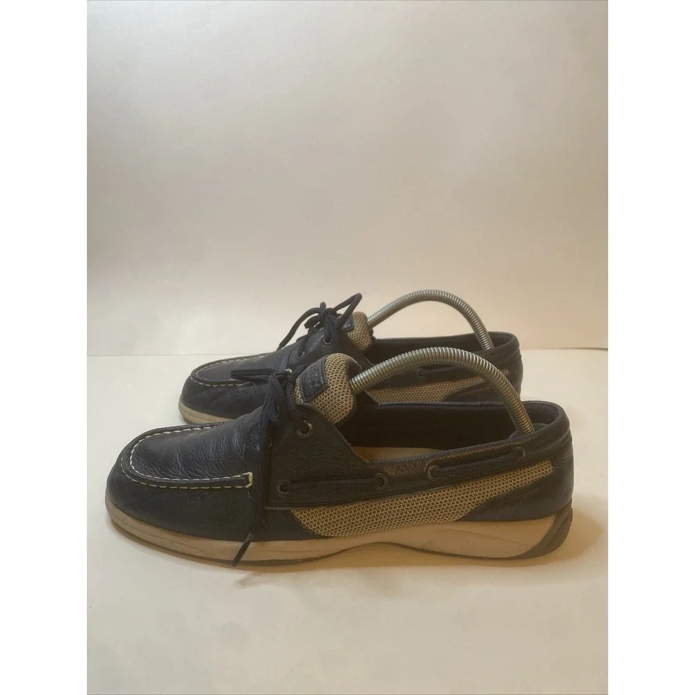 Sperry Top-Sider Women's Size 11 (STS83961) VERY GOOD Navy Blue Boat Shoe
